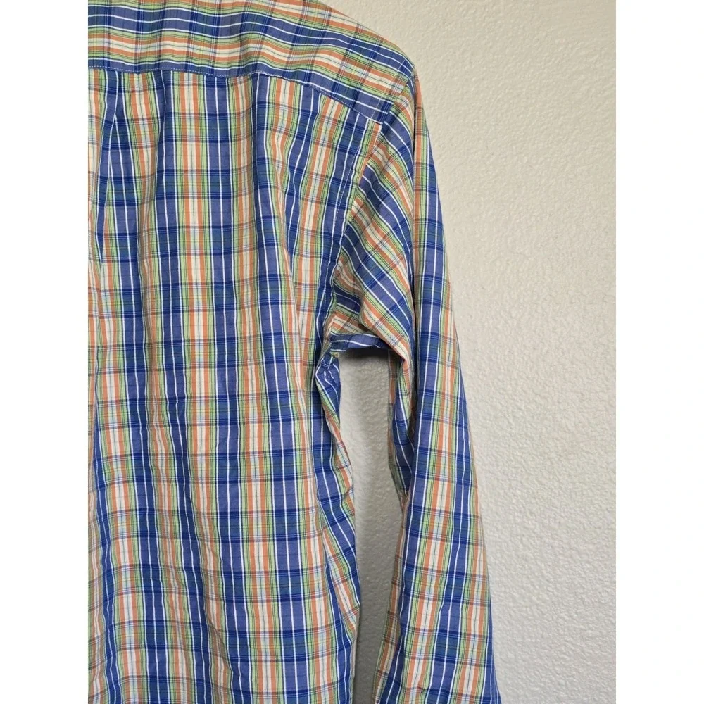 Ralph Lauren Plaid Button‎ Down Long Sleeve Shirt Preppy Casual L(16/18)